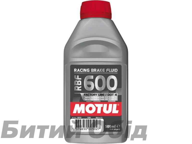 Гальмівна рідина MOTUL RBF 600 Factory Line (0,5L)
